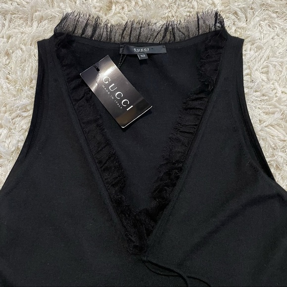 NWT Gucci V-Neck Tank Top - Picture 2 of 9